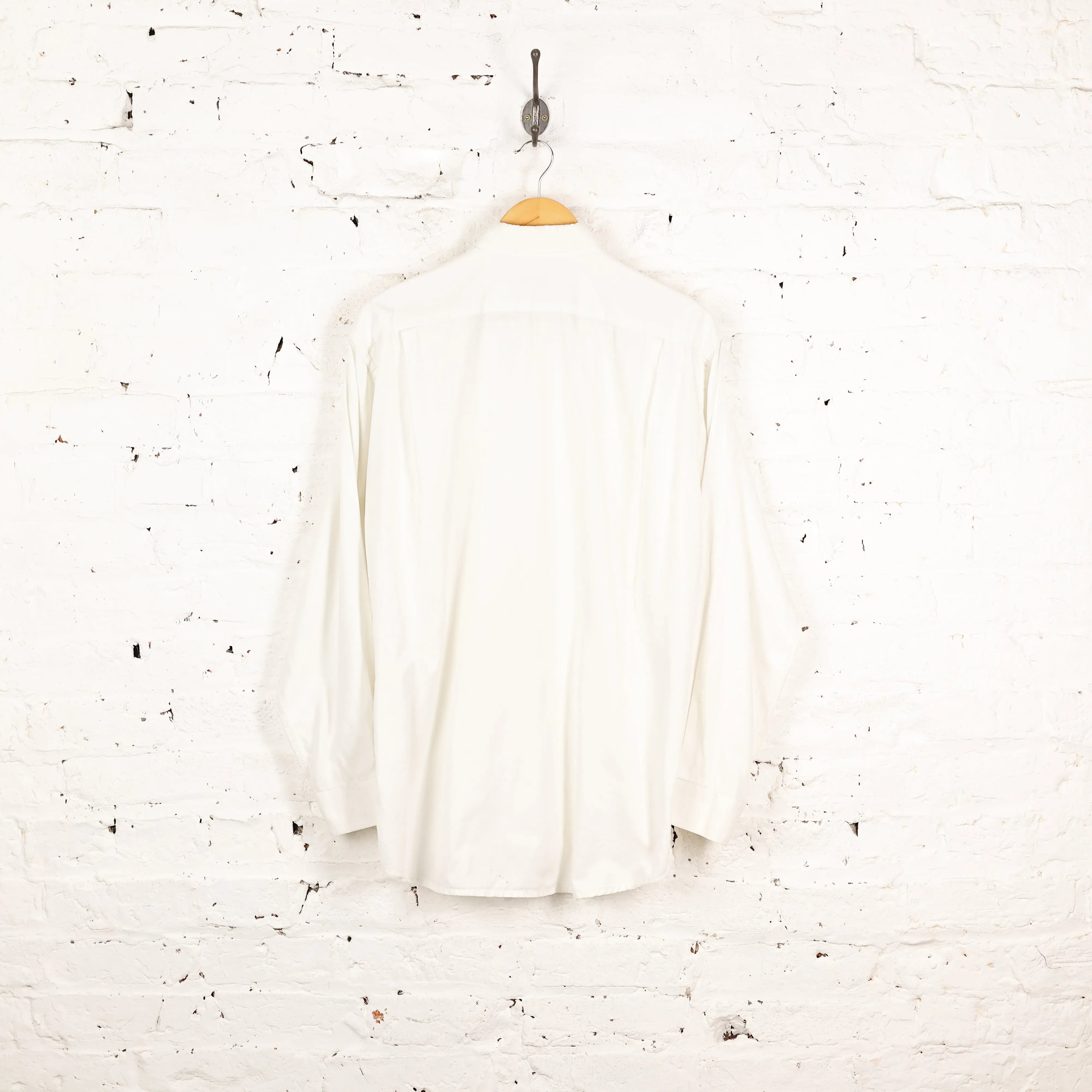 Lacoste Button Down Shirt - White - M