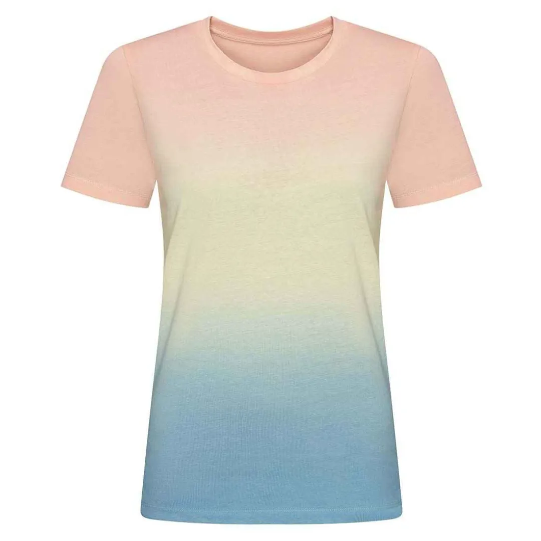 Lades Fit Tie-Dye T-Shirt - Sunset
