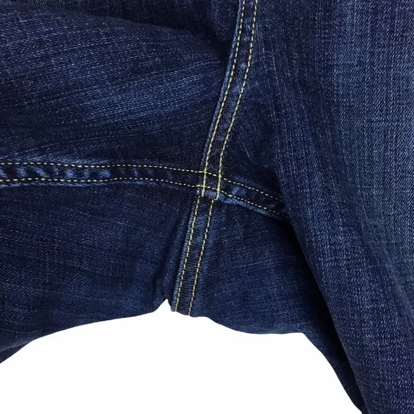 LANE BRYANT Jean Shorts Bermuda Length Dark Wash Cuff Stretch Denim Plus Size 18