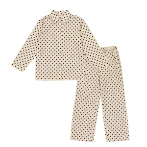 Le Petit Lucas DuTertre Girl's Polka Dots PJ Set