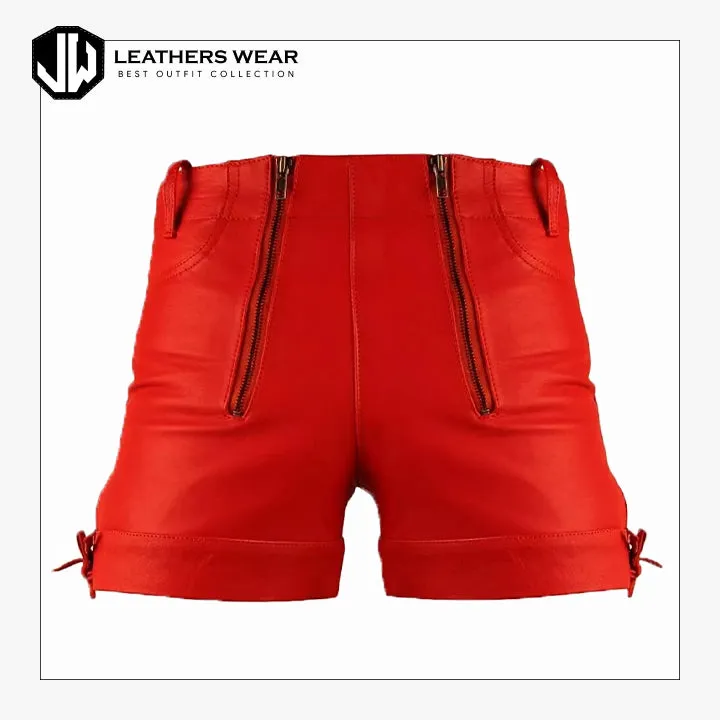 Leather Bike Shorts