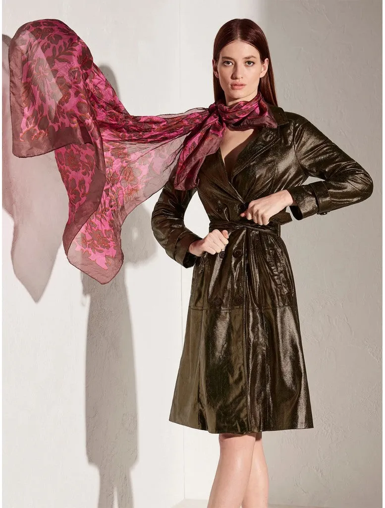 Leather Trench - Bronze
