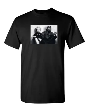 Legends Marilyn Monroe Tupac Shakur Chillin T shirt Hip Hop t shirt