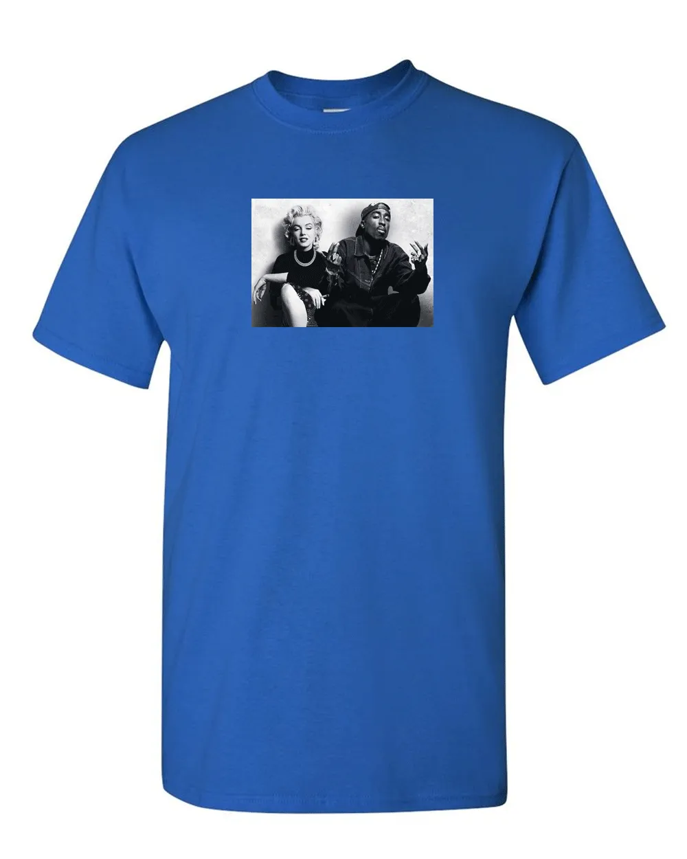 Legends Marilyn Monroe Tupac Shakur Chillin T shirt Hip Hop t shirt