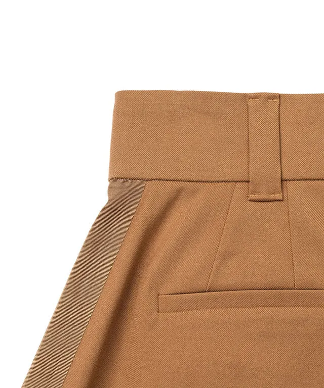LENUCU Line Bermuda Pants - Camel