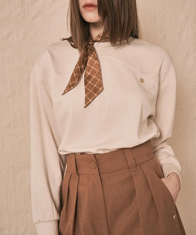 LENUCU Line Bermuda Pants - Camel