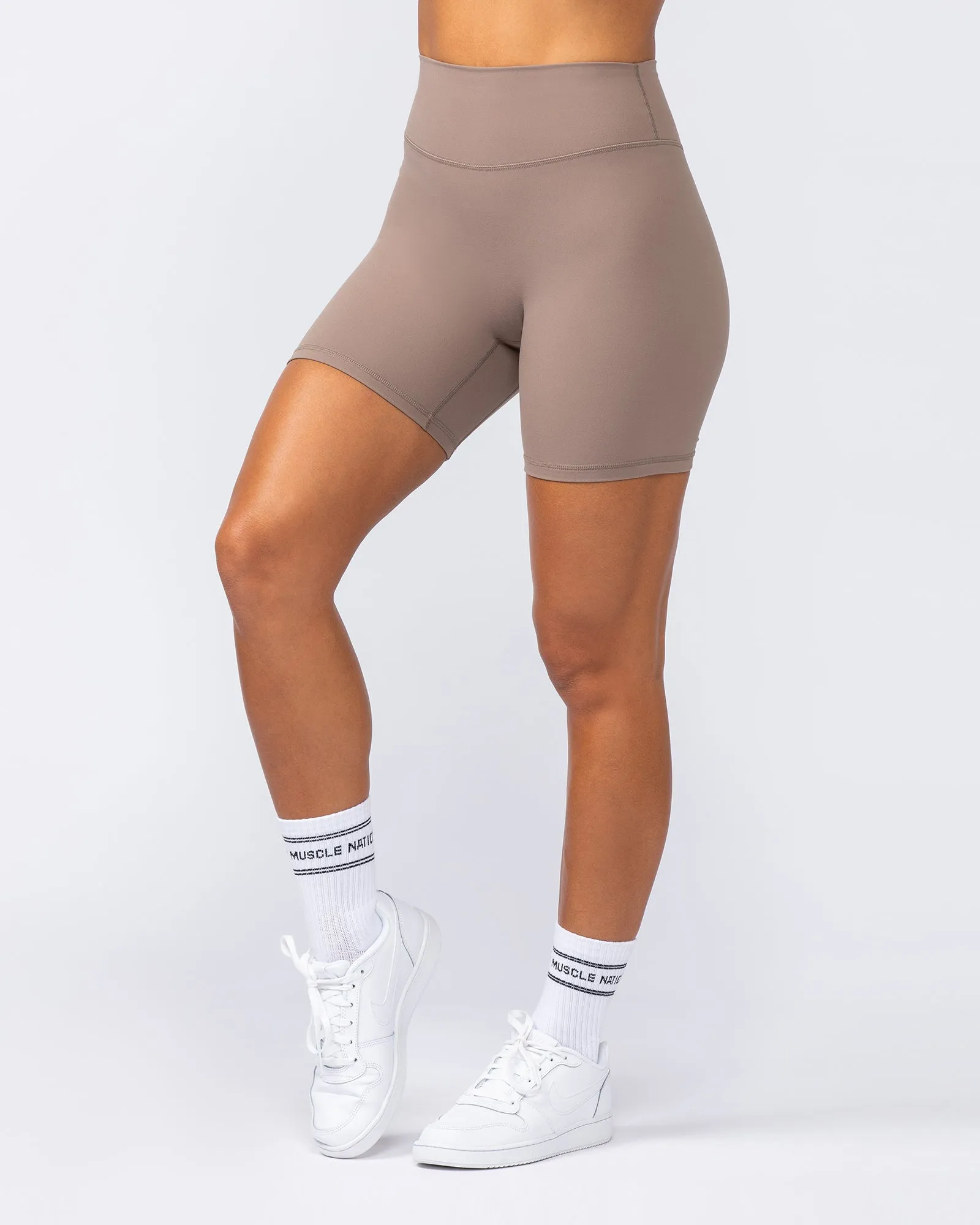 Liberty Zero Rise Bike Shorts - Mushroom