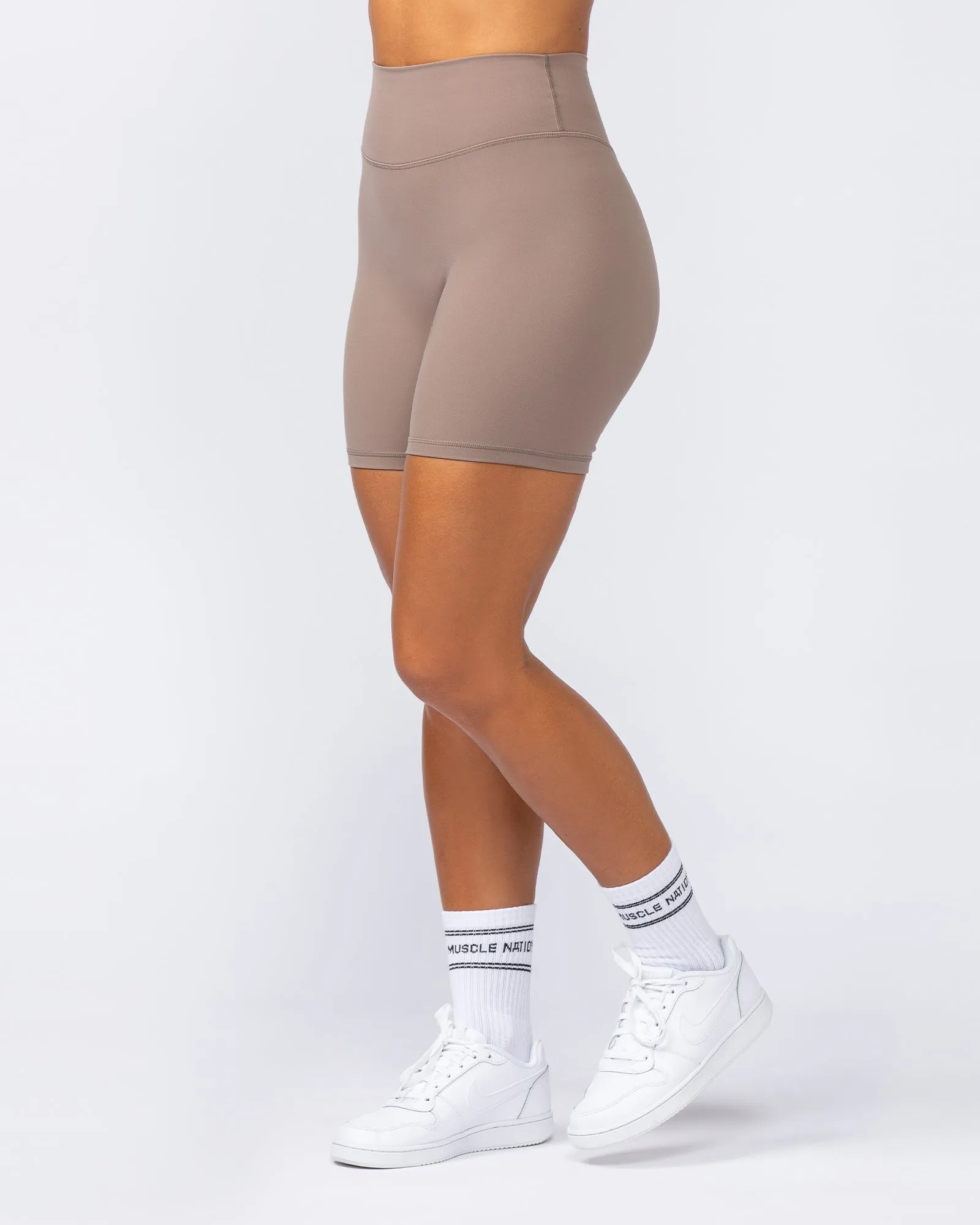 Liberty Zero Rise Bike Shorts - Mushroom