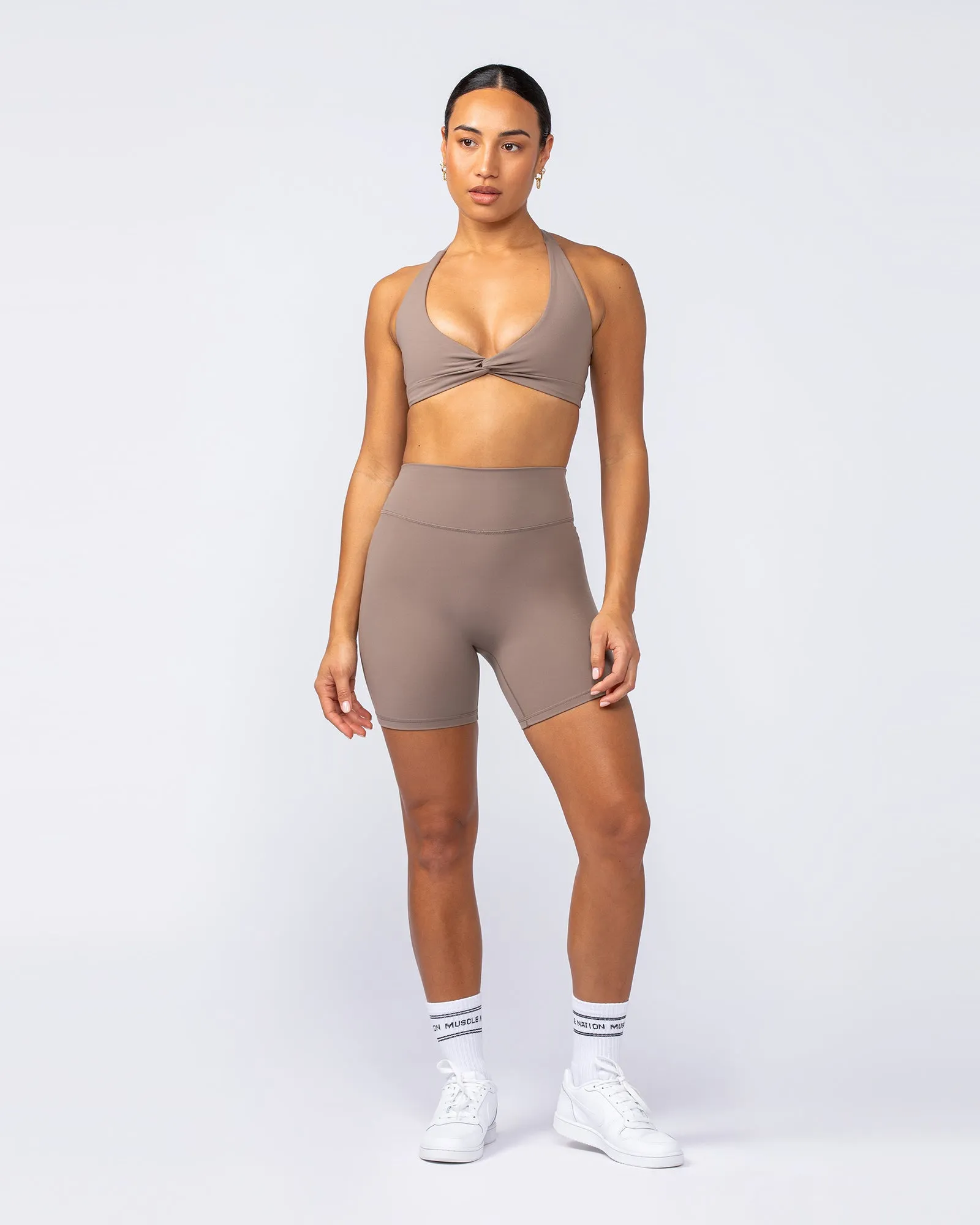 Liberty Zero Rise Bike Shorts - Mushroom