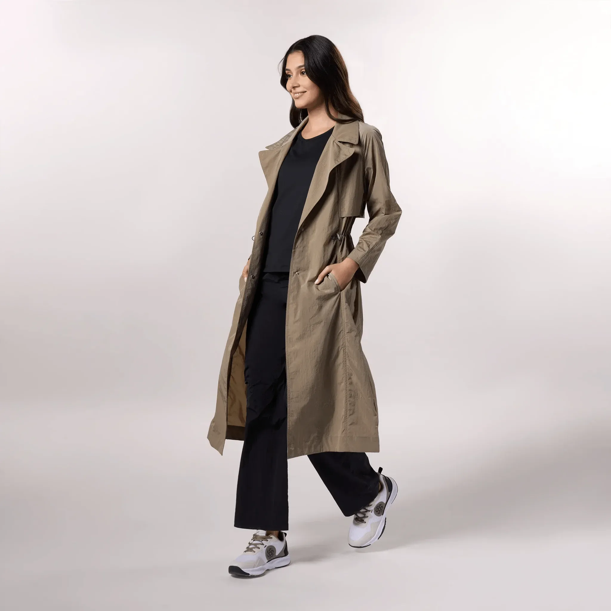 Lightweight Trench Coat - SEASONAL SAND