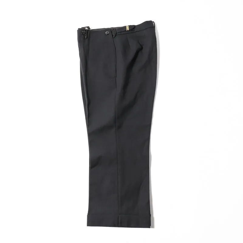 Like New German Blue Navy Gabardine Flap Pants