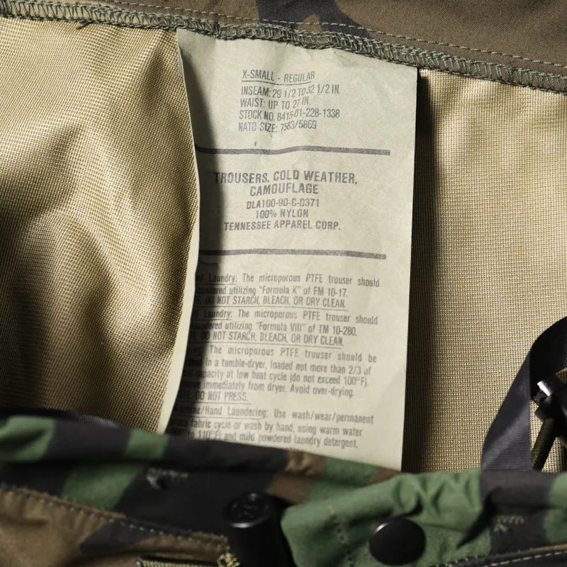 Like New US Army ECWCS Goretex Waterproof Pants