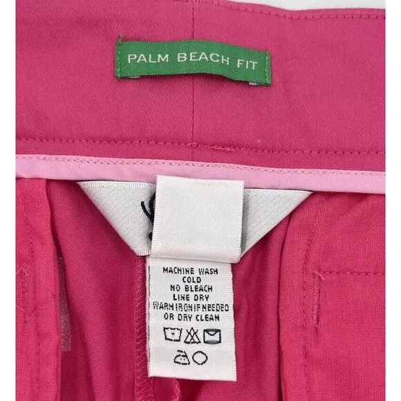 Lilly Pulitzer Courtney Stretch Bermuda Shorts Womens 2 Parade Pink