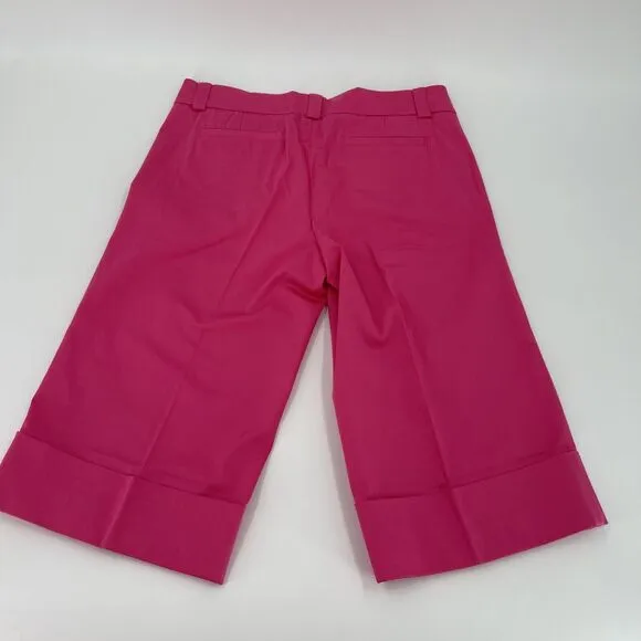 Lilly Pulitzer Courtney Stretch Bermuda Shorts Womens 2 Parade Pink