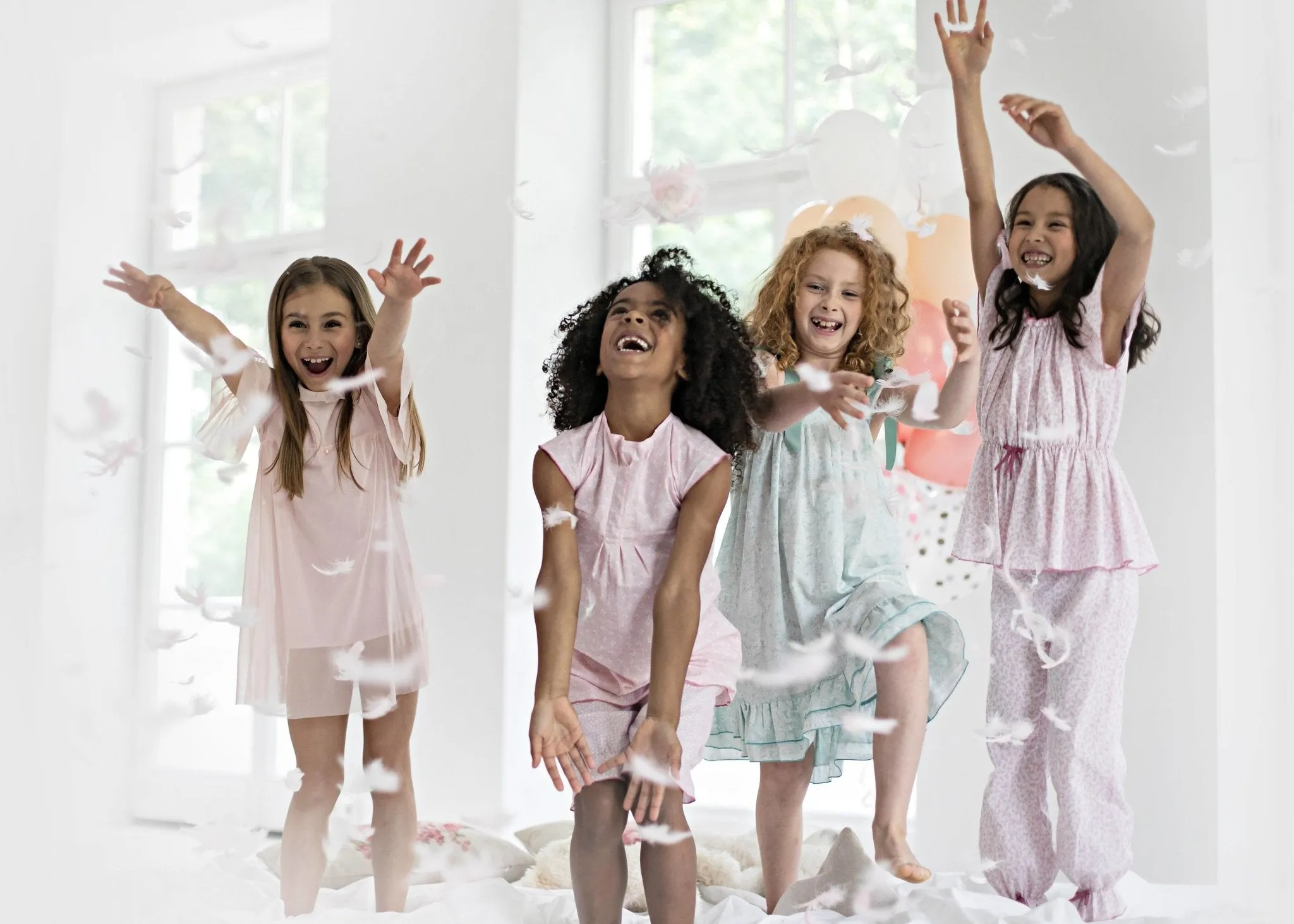 Lina White Nightgown