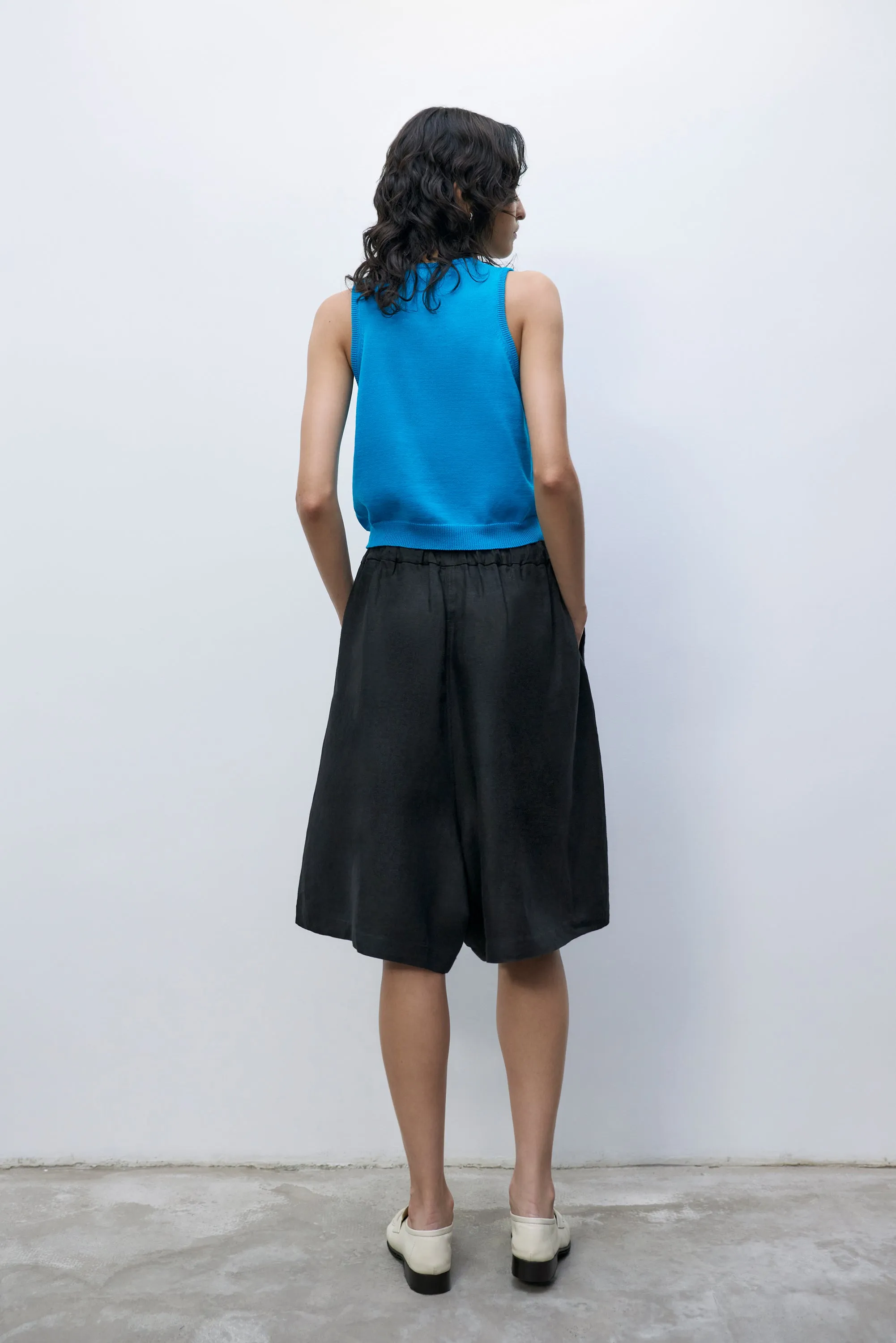 LINEN MAXI BERMUDA