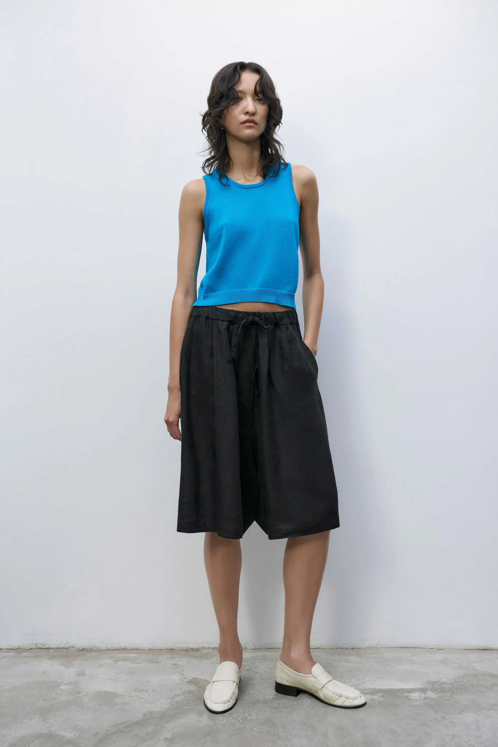 LINEN MAXI BERMUDA
