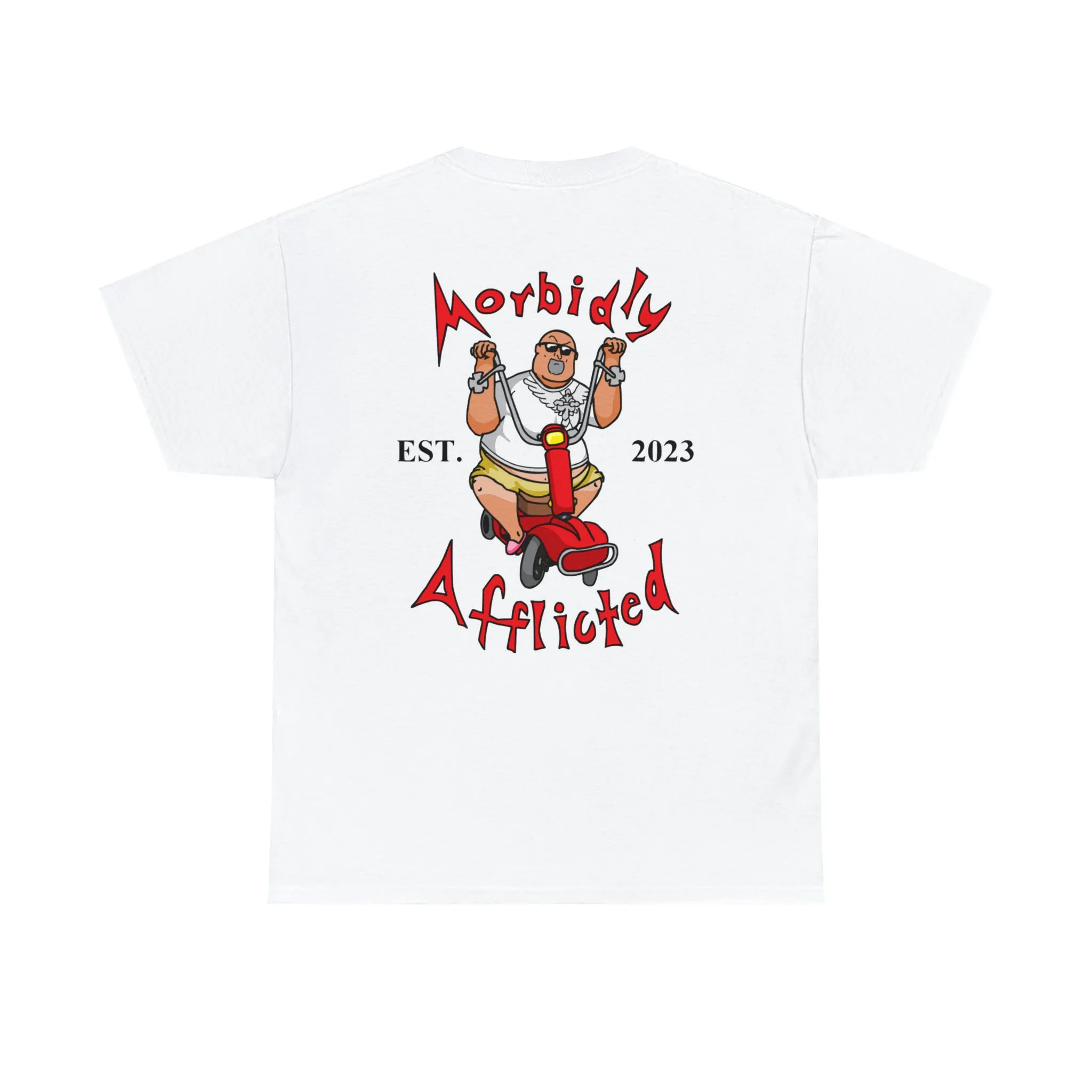 Logo Front/Morbidly Afflicted on Back|Smacklemore Submitted (Unisex Heavy Cotton Tee)
