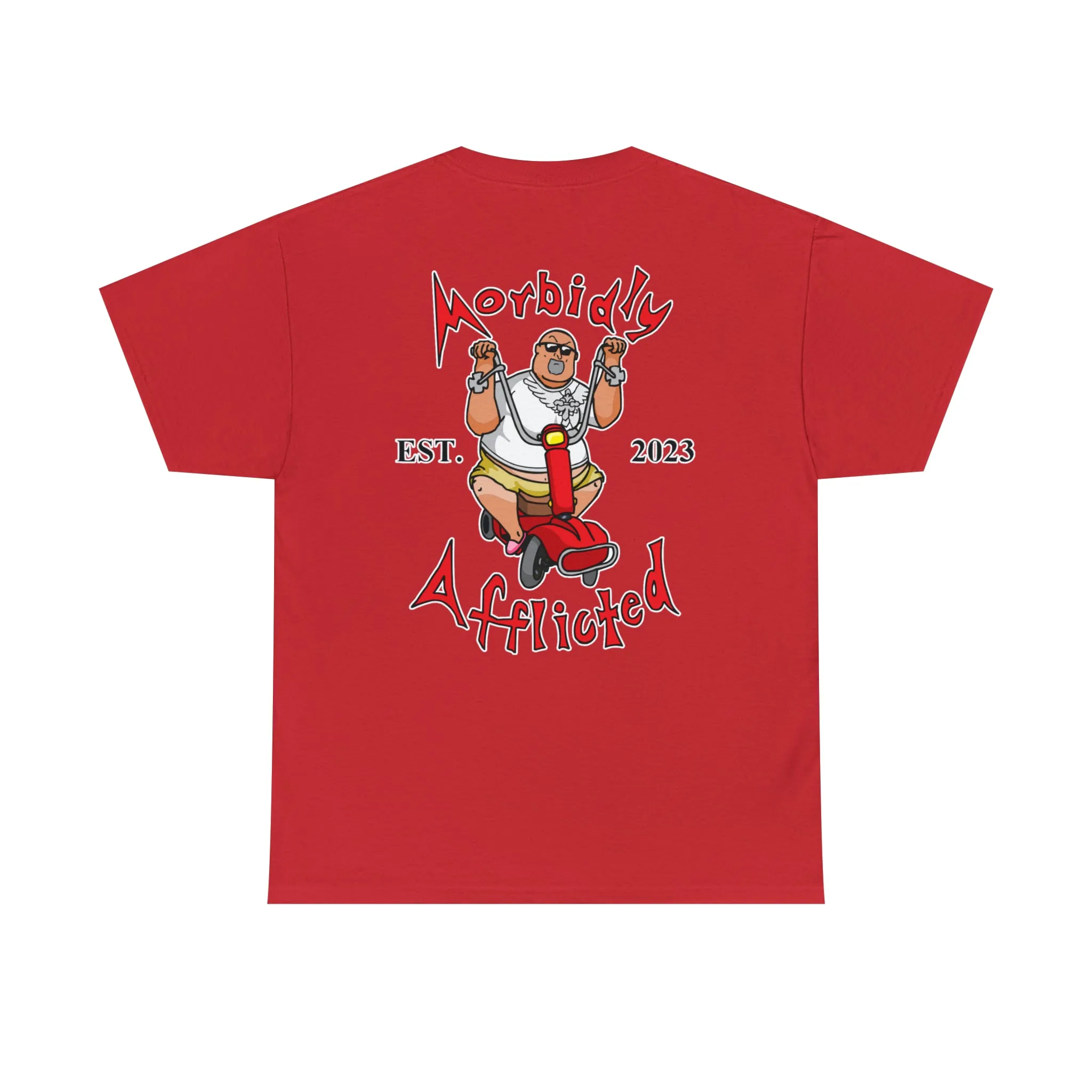 Logo Front/Morbidly Afflicted on Back|Smacklemore Submitted (Unisex Heavy Cotton Tee)