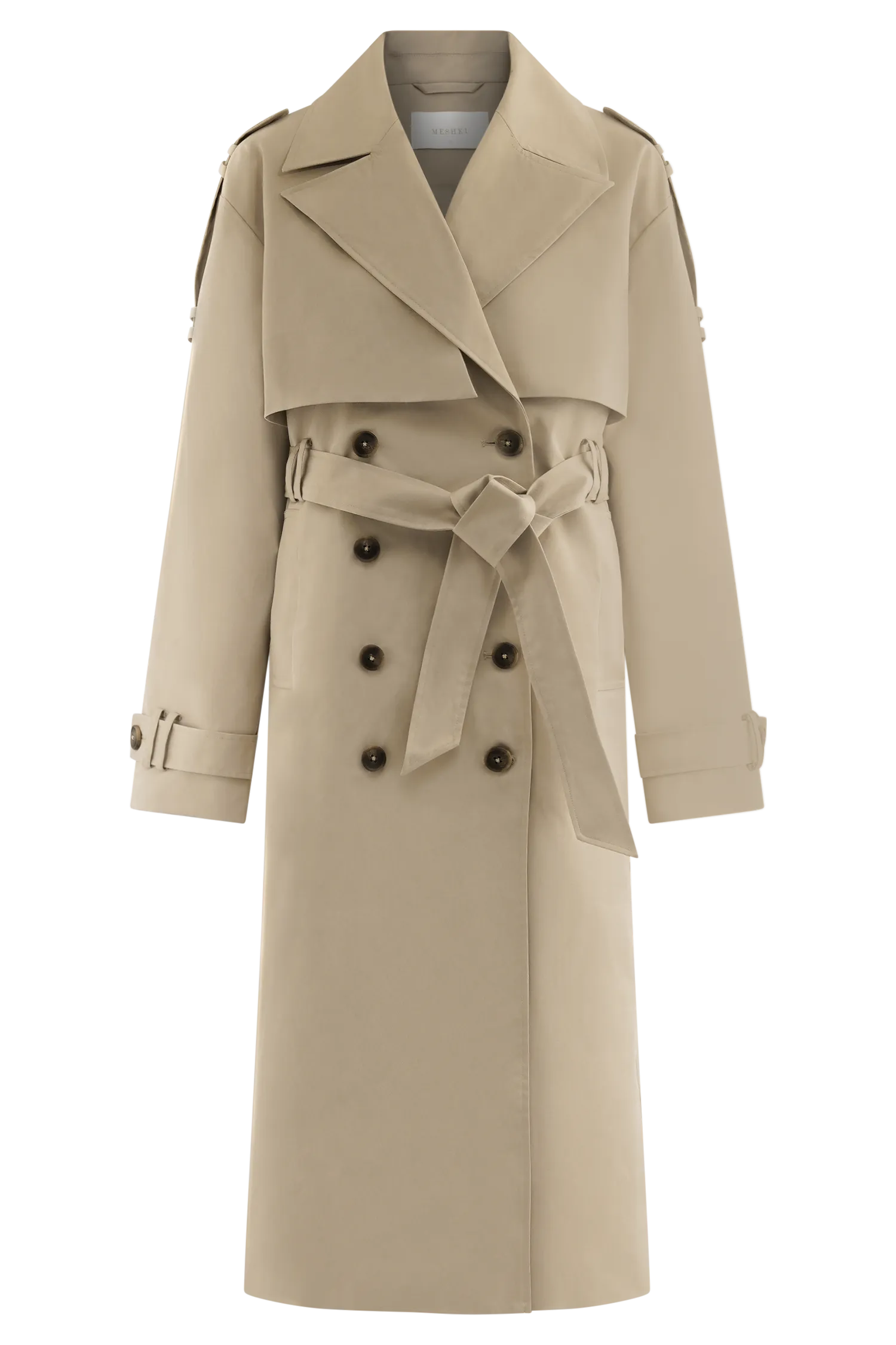 Lois Twill Trench Coat - Camel