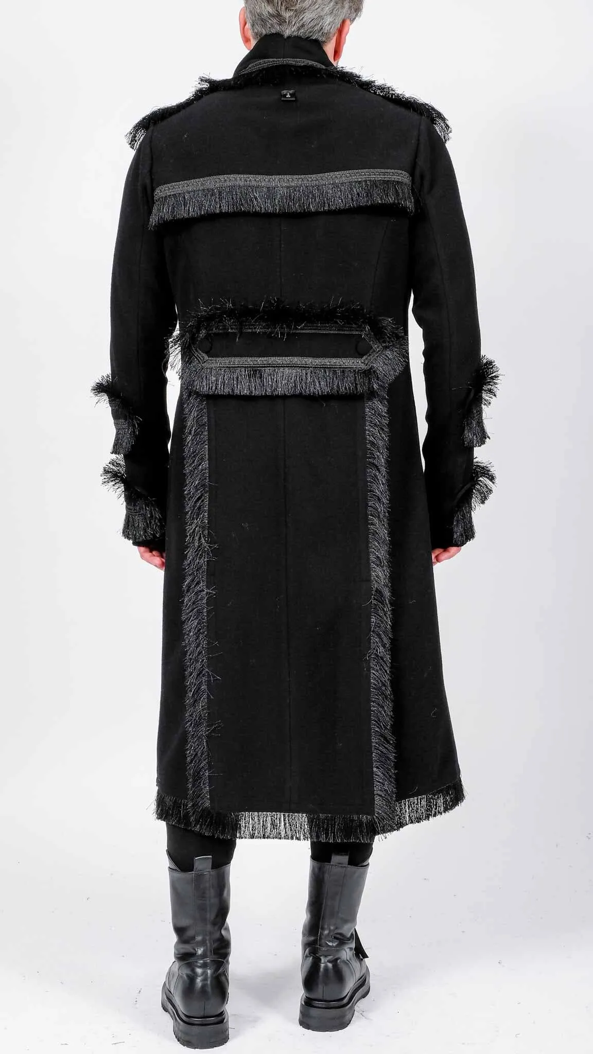 Long Coat with Fringes