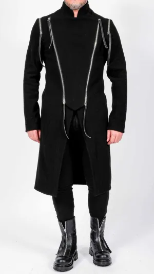 Long Coat with Zippers