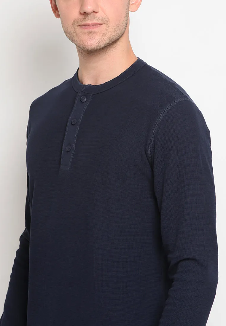 Long Sleeve Henley T-Shirt