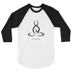 Lotus Posture 3/4 sleeve raglan shirt