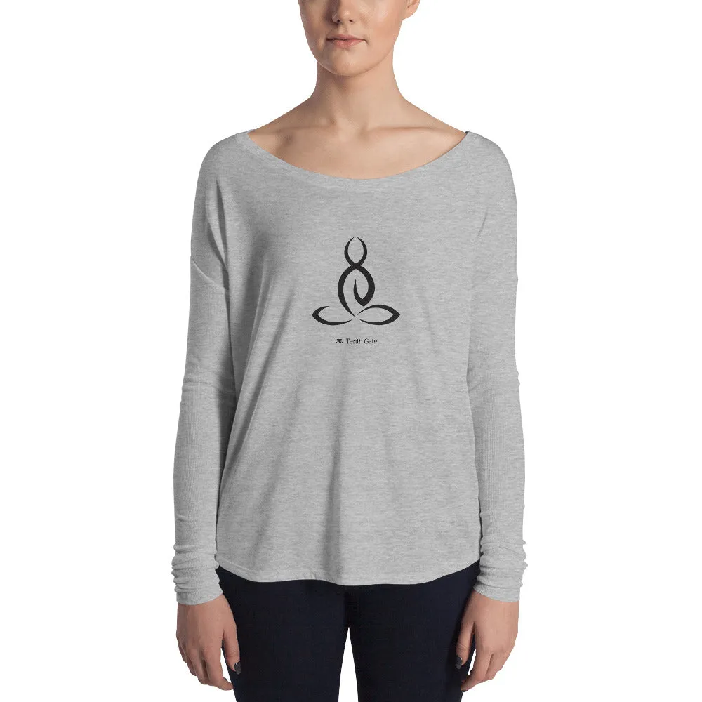 Lotus Posture Ladies' Long Sleeve Tee