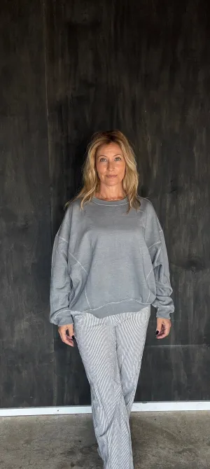 Lounge About Pinstriped Pant