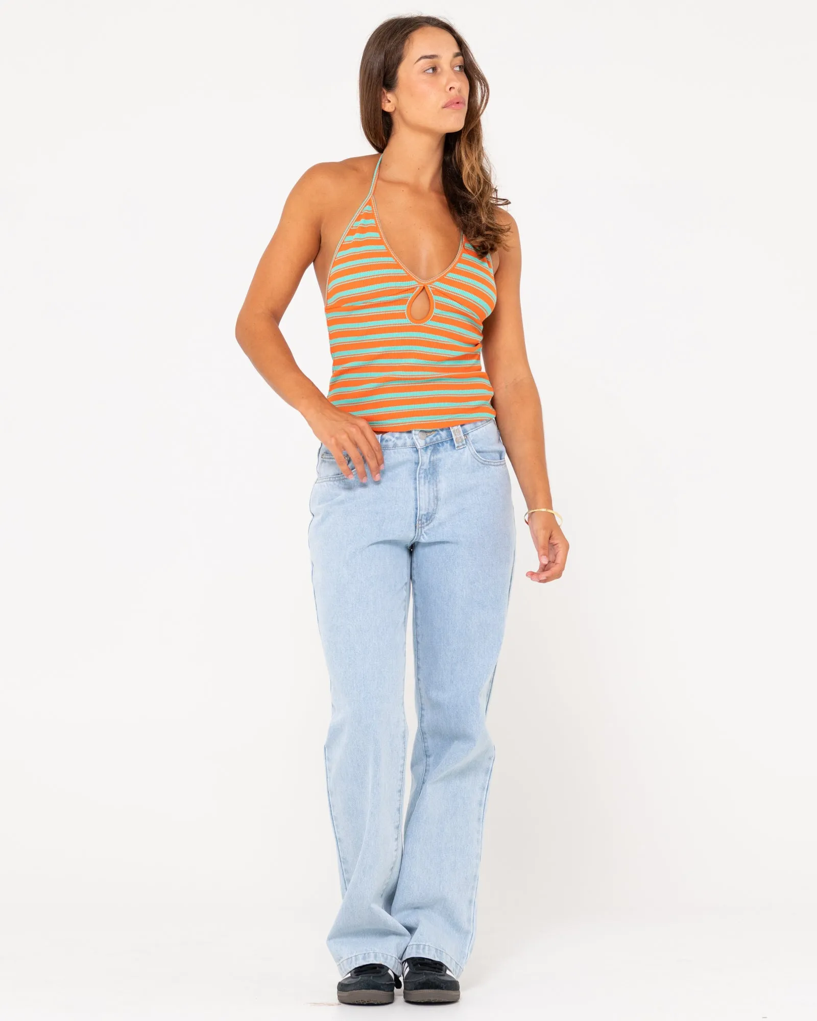 Low Rise Straight Leg Jean