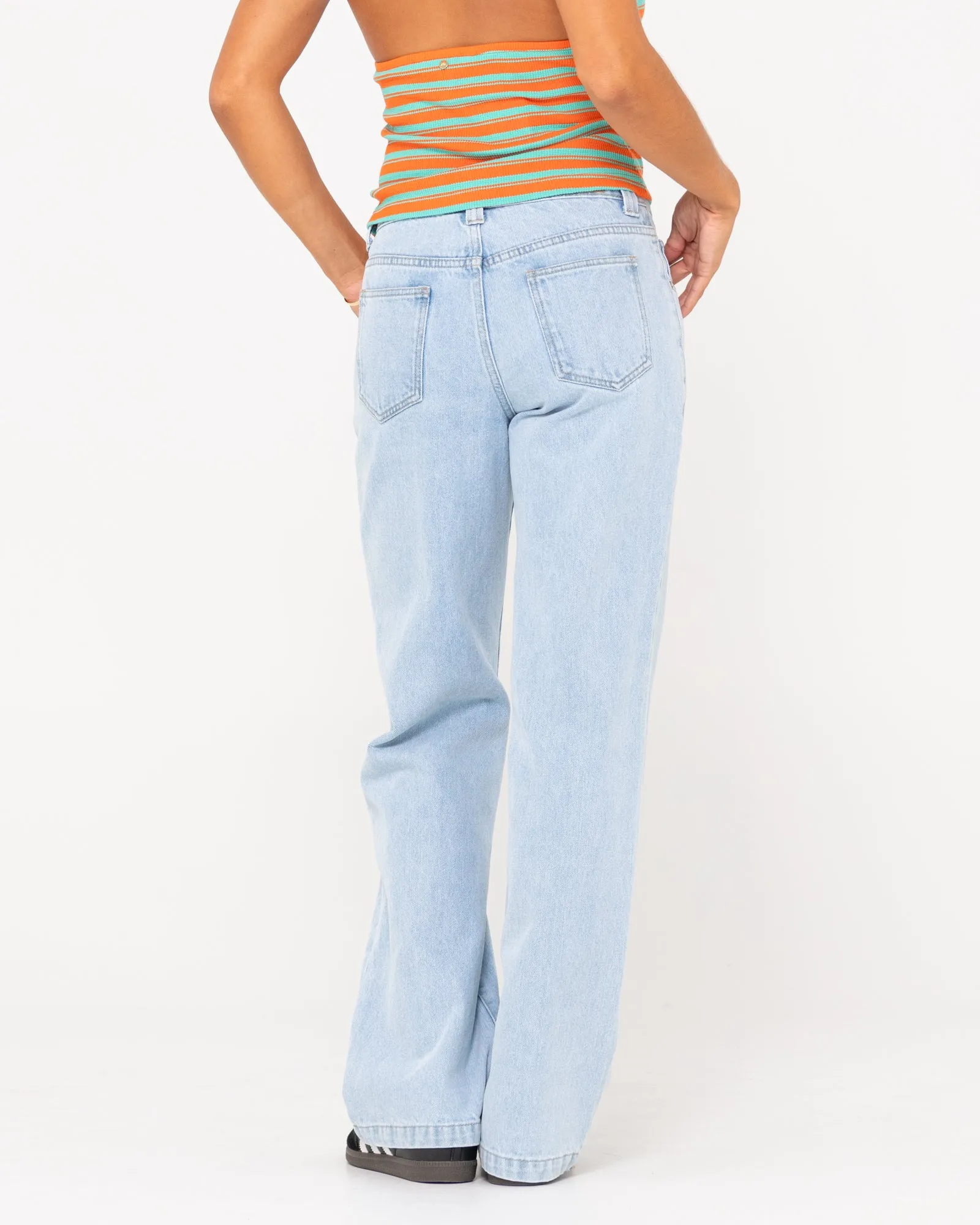 Low Rise Straight Leg Jean