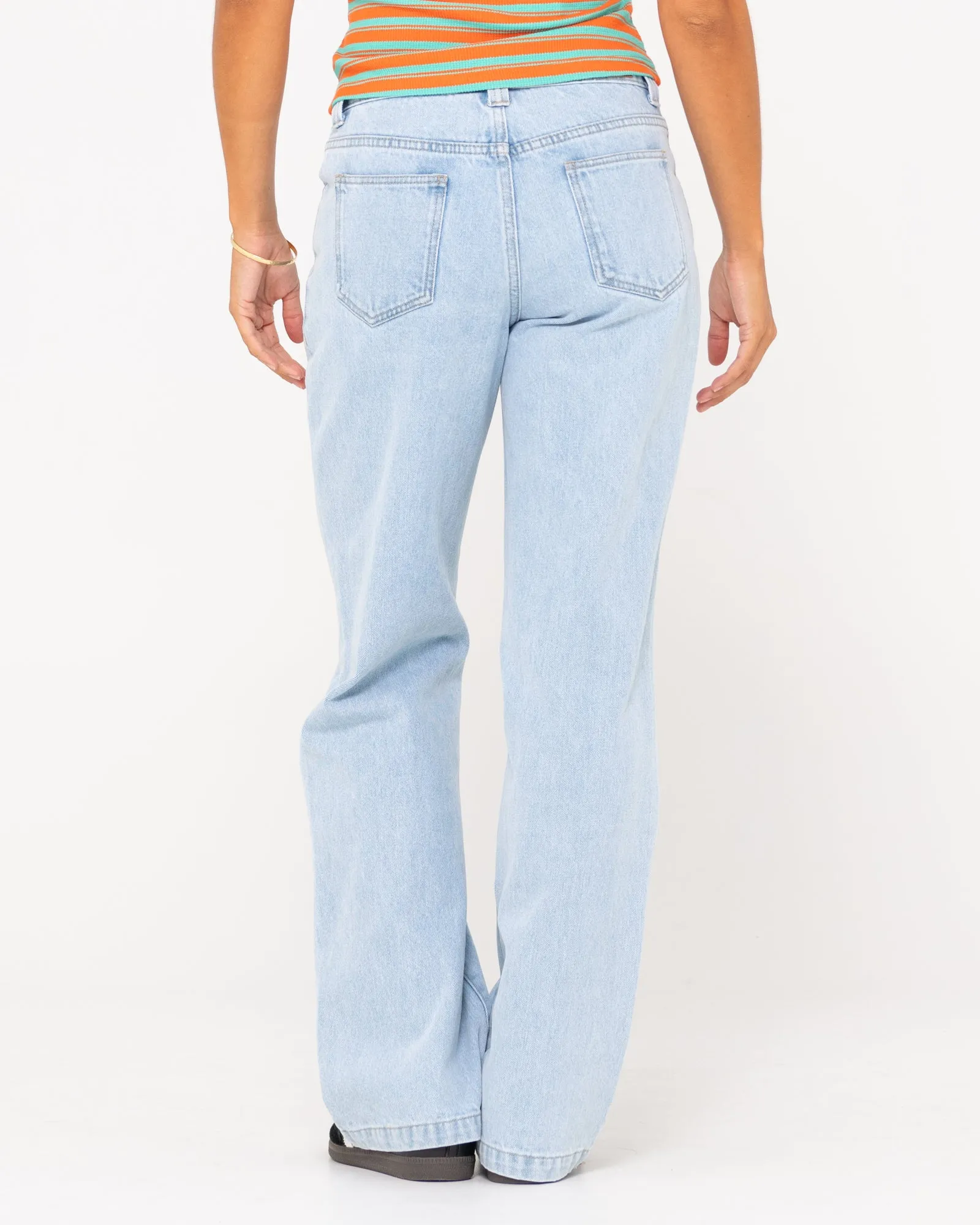 Low Rise Straight Leg Jean
