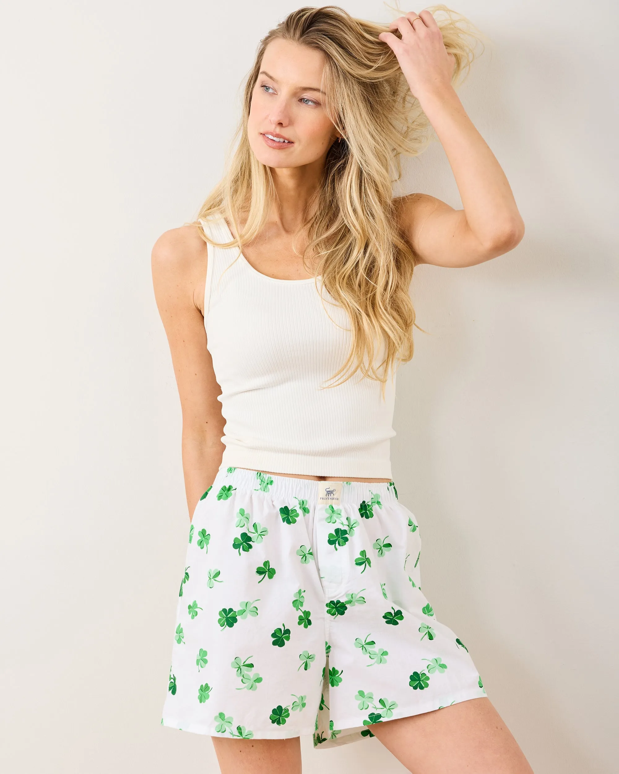 Lucky Clover - Boyfriend Boxer - Cloud