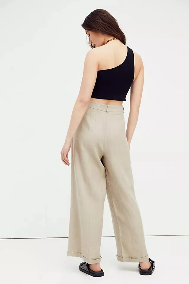 Lyla Linen Trousers ~ Free People