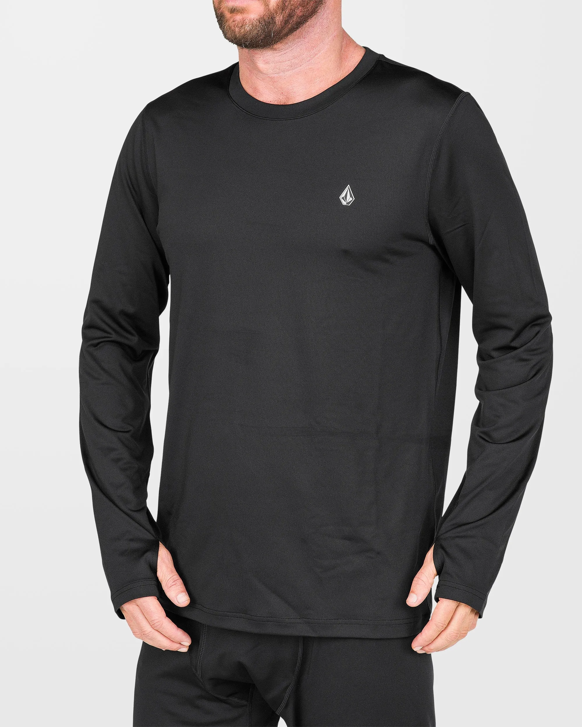 M V-Science Base Layer Langarmshirt - Black