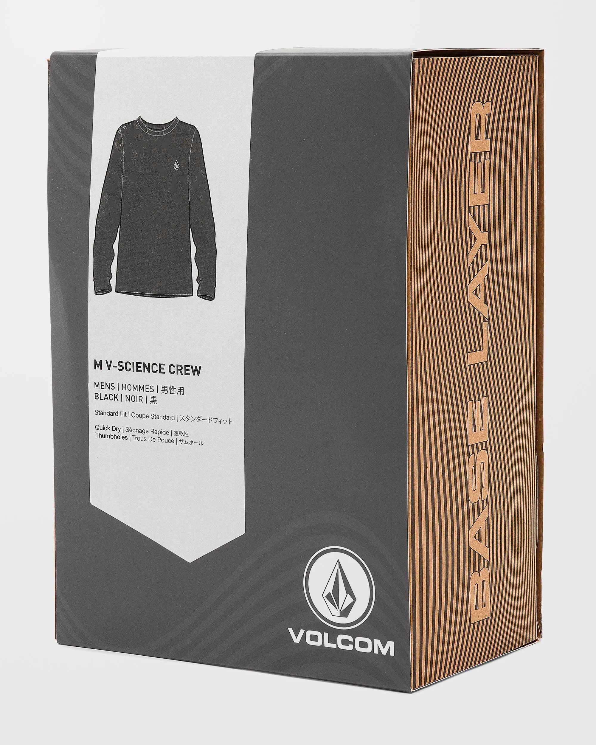 M V-Science Base Layer Langarmshirt - Black