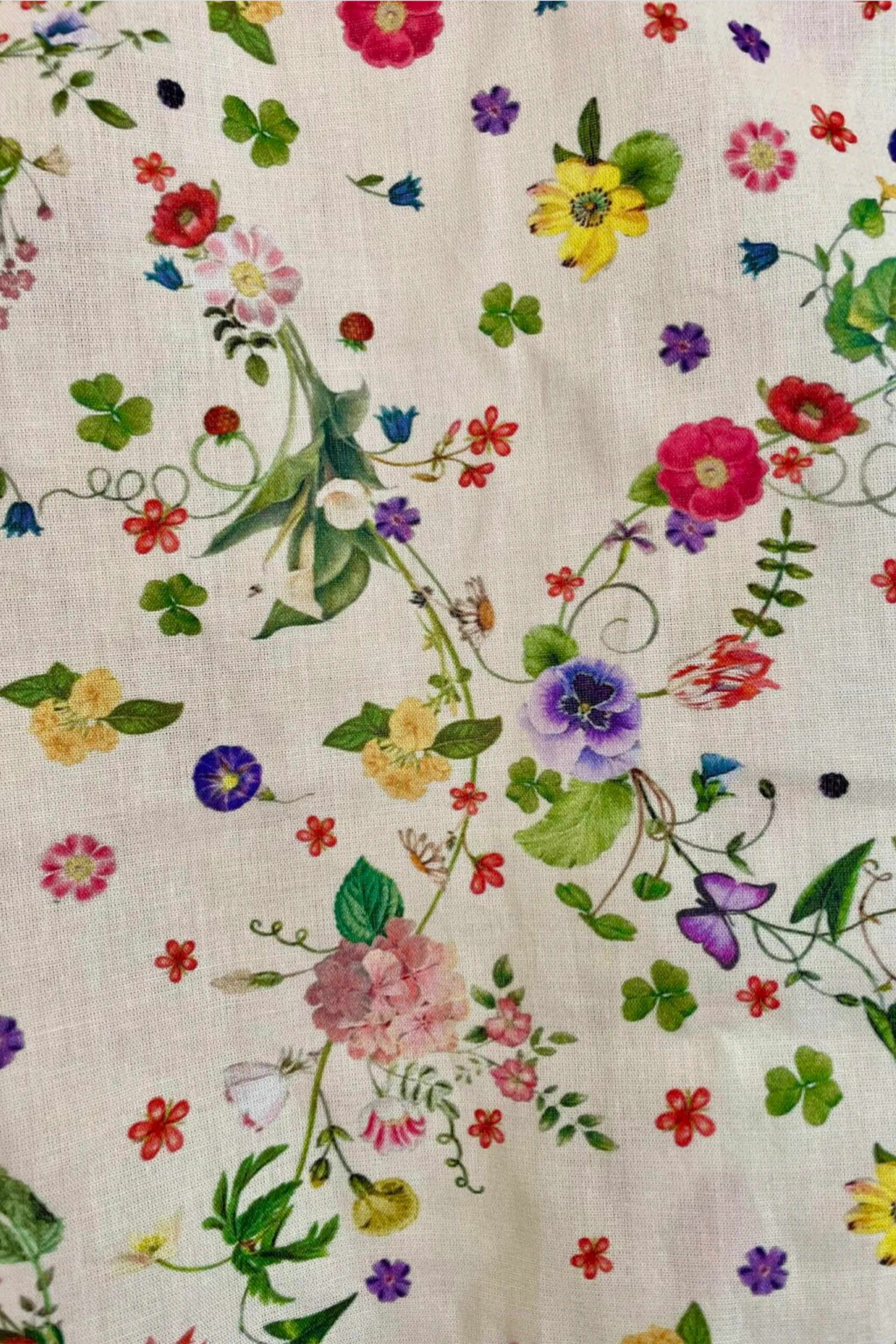 MARIANNE FLORAL ORGANIC COTTON KIMONO