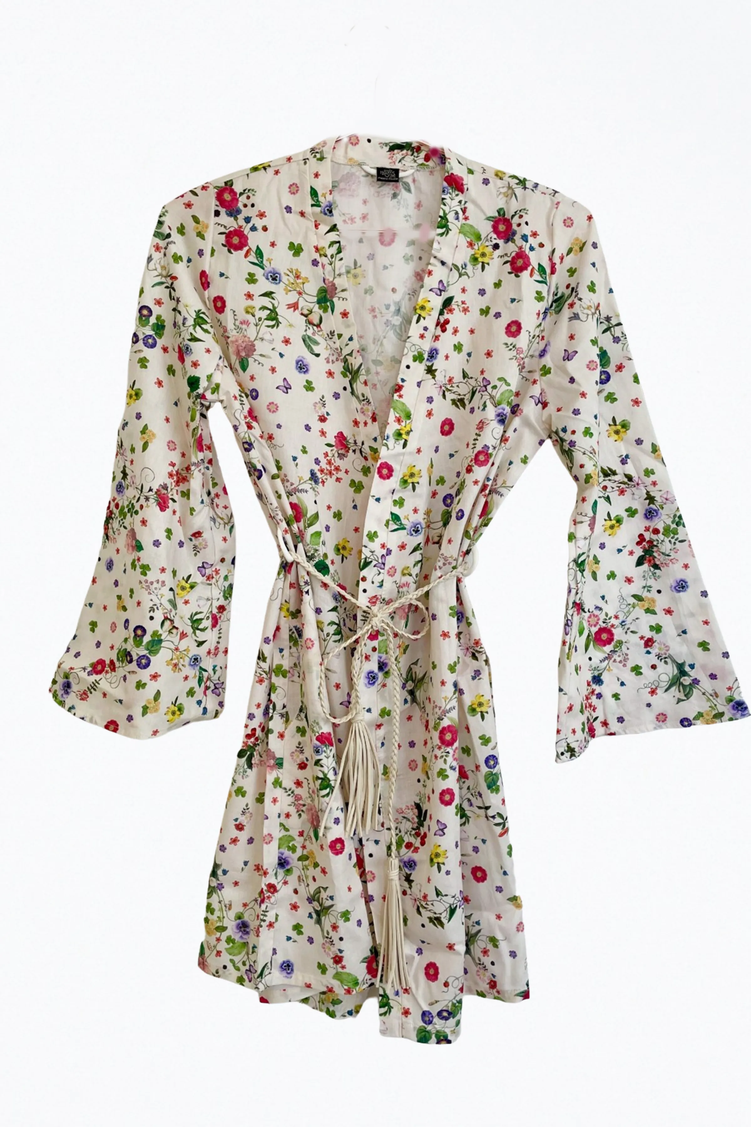 MARIANNE FLORAL ORGANIC COTTON KIMONO
