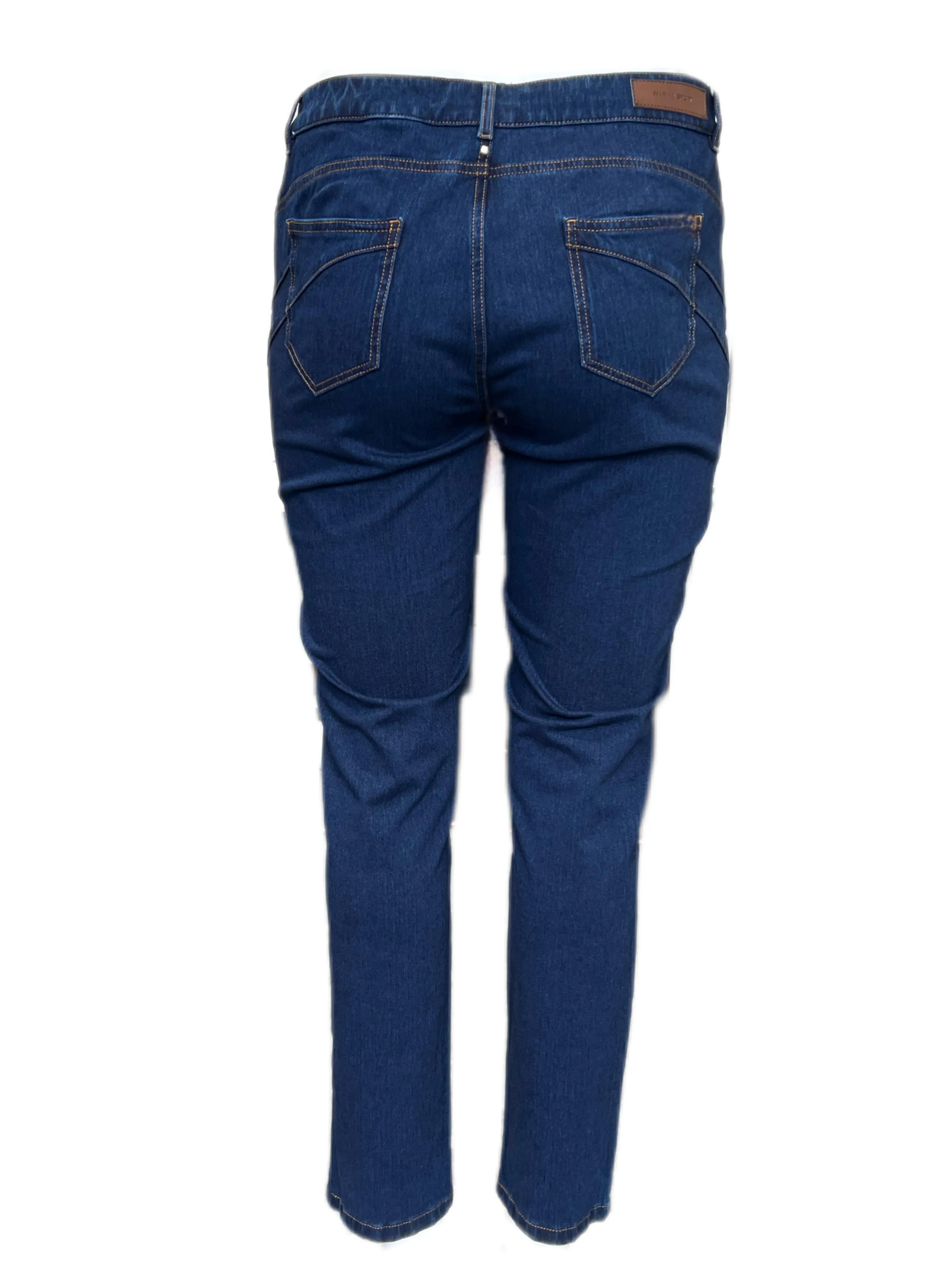 Marina Rinaldi Women's Blue Incontro Low Rise Denim Pants NWT