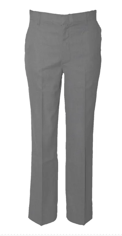 MARK TWAIN FLAT FRONT DRESS PANTS - GREY (PREP ) - REQUIRED