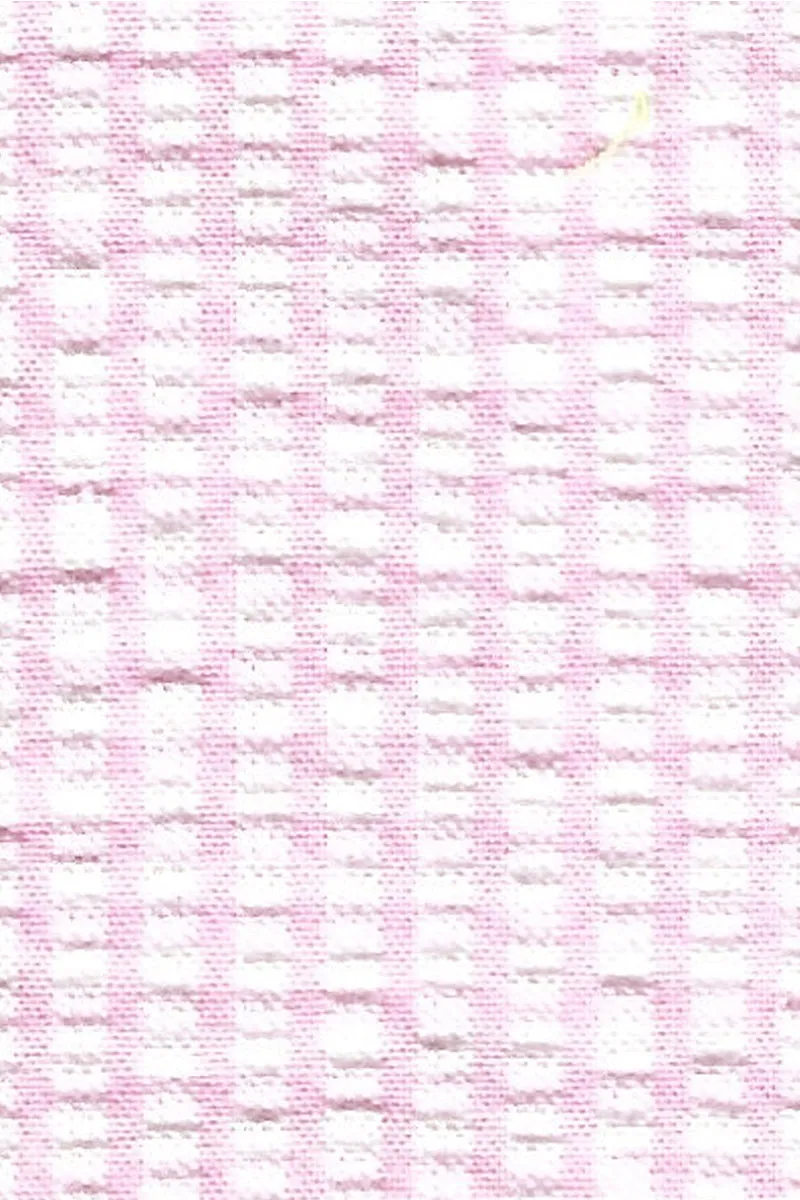 Men's 2PC Summer Seersucker Modern Fit Suit in Pink Pinstripe