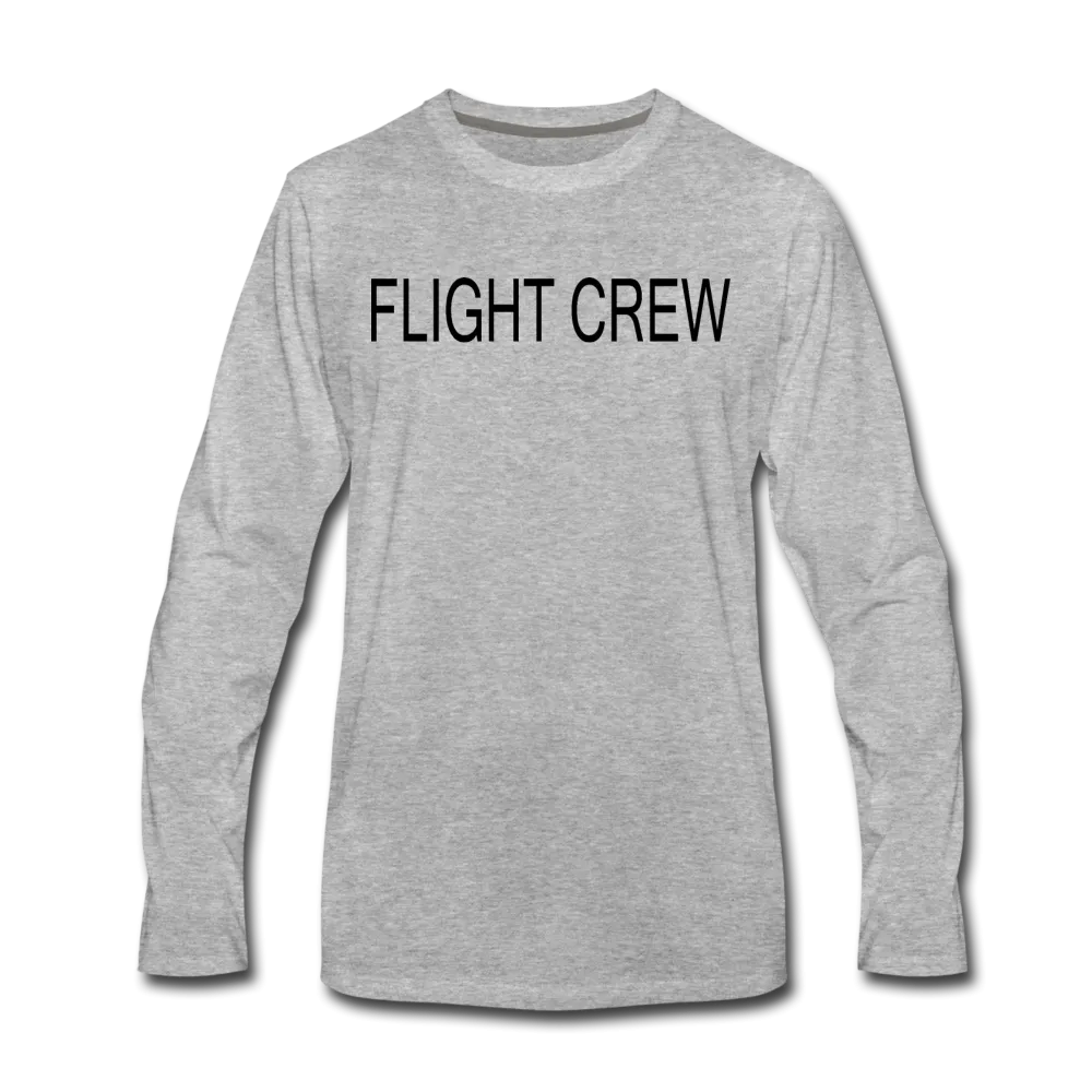 Men's Flight Crew Long Sleeve T-Shirt (More Colors)