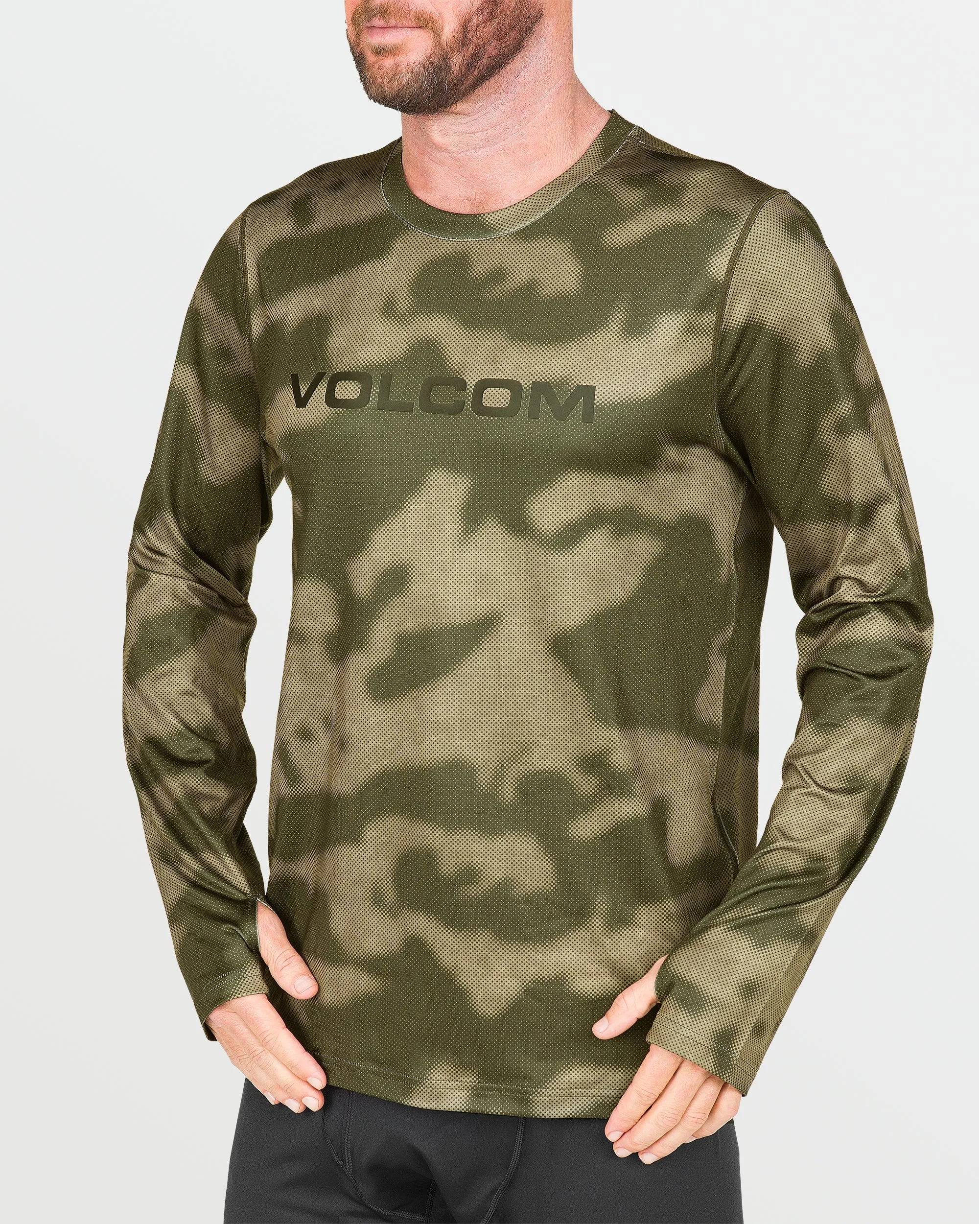 Mens Mens V-Science Crew - Camouflage