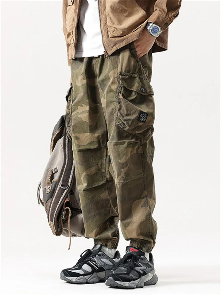 Men's Military Style Camouflage Tactical Trousers