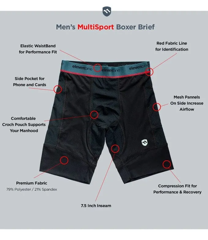 Men's MultiSport Boxer Brief