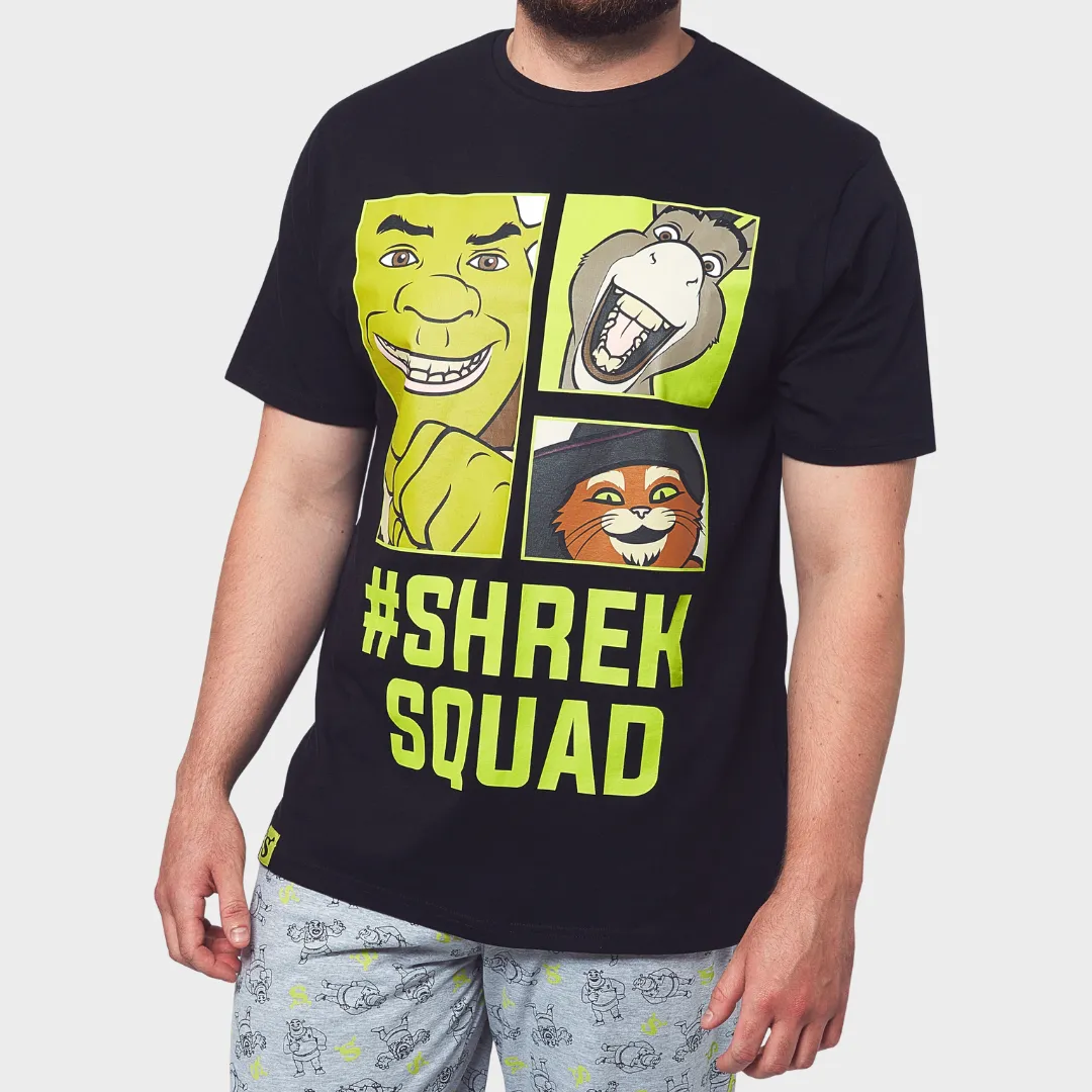 Mens Shrek Pyjamas - Shrek Squad