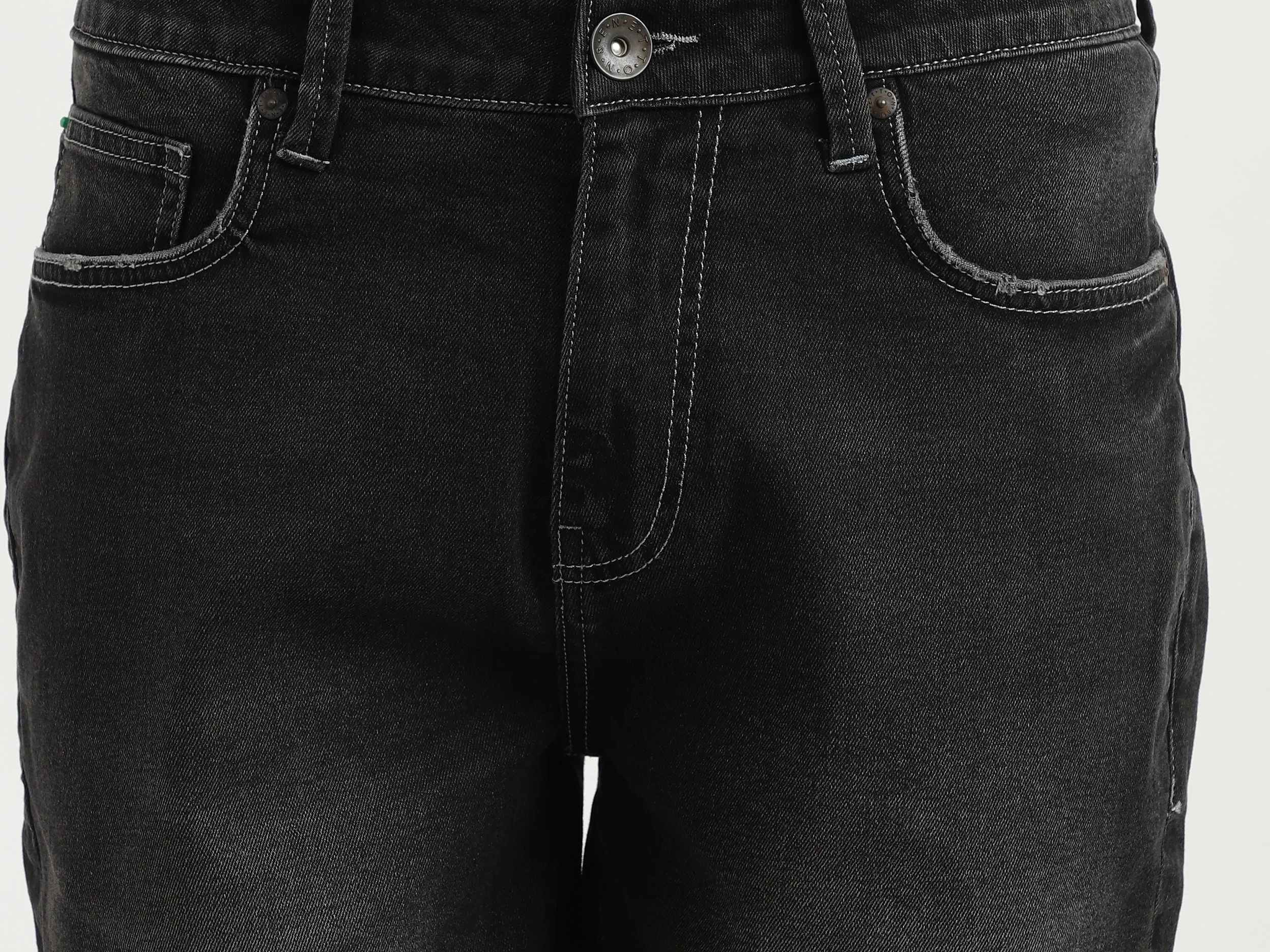 Mens Slim Fit Solid Shorts