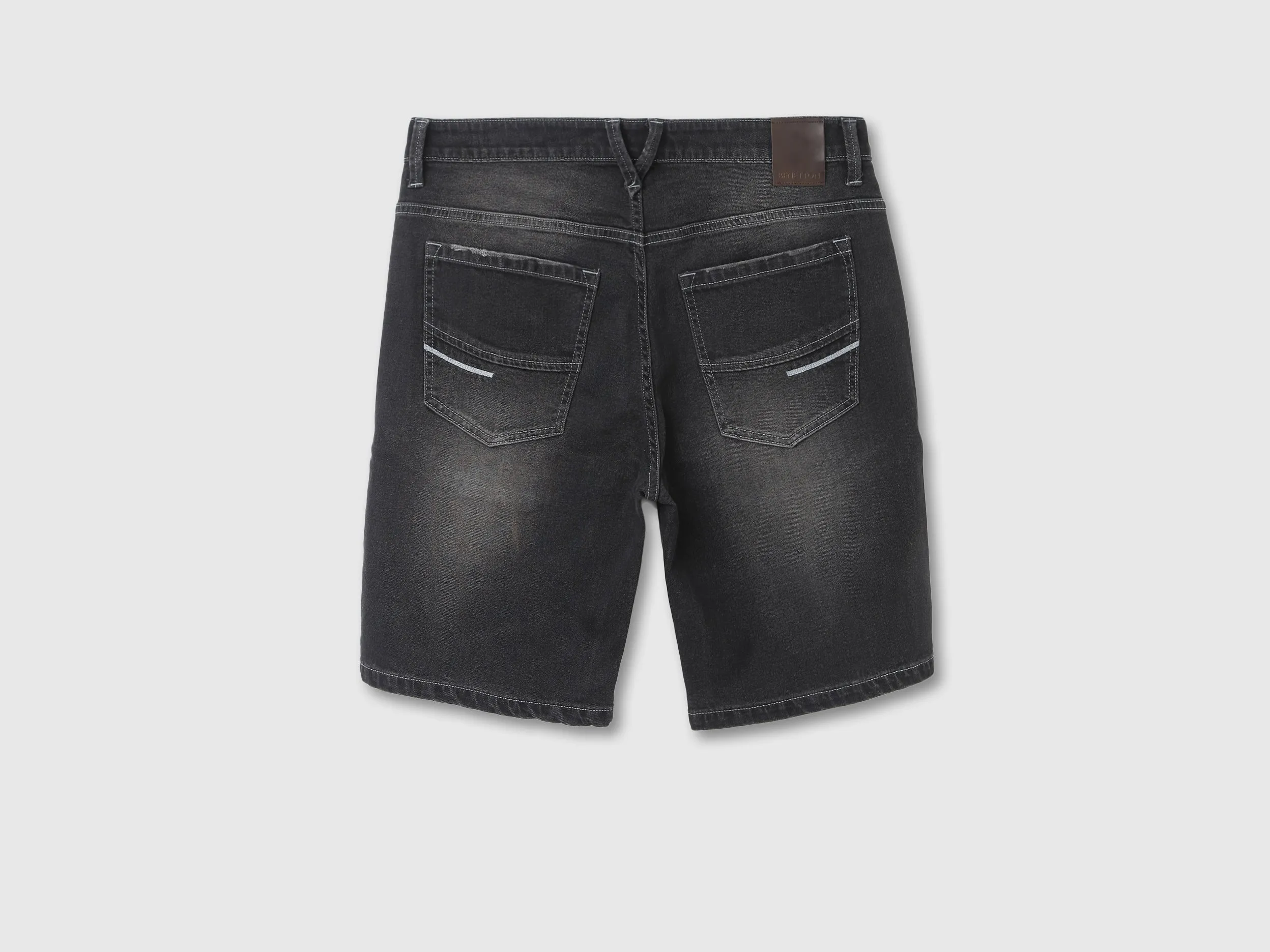 Mens Slim Fit Solid Shorts
