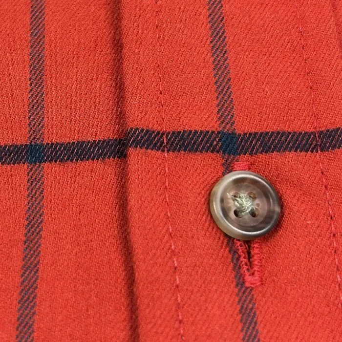 Men's Viyella | Cashmere Blend Sport Shirt | Red with Navy